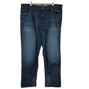 Tommy Hilfiger Rebel Slim Fit Mens Jeans Size 38x30 Dark Wash Denim  100% Cotton